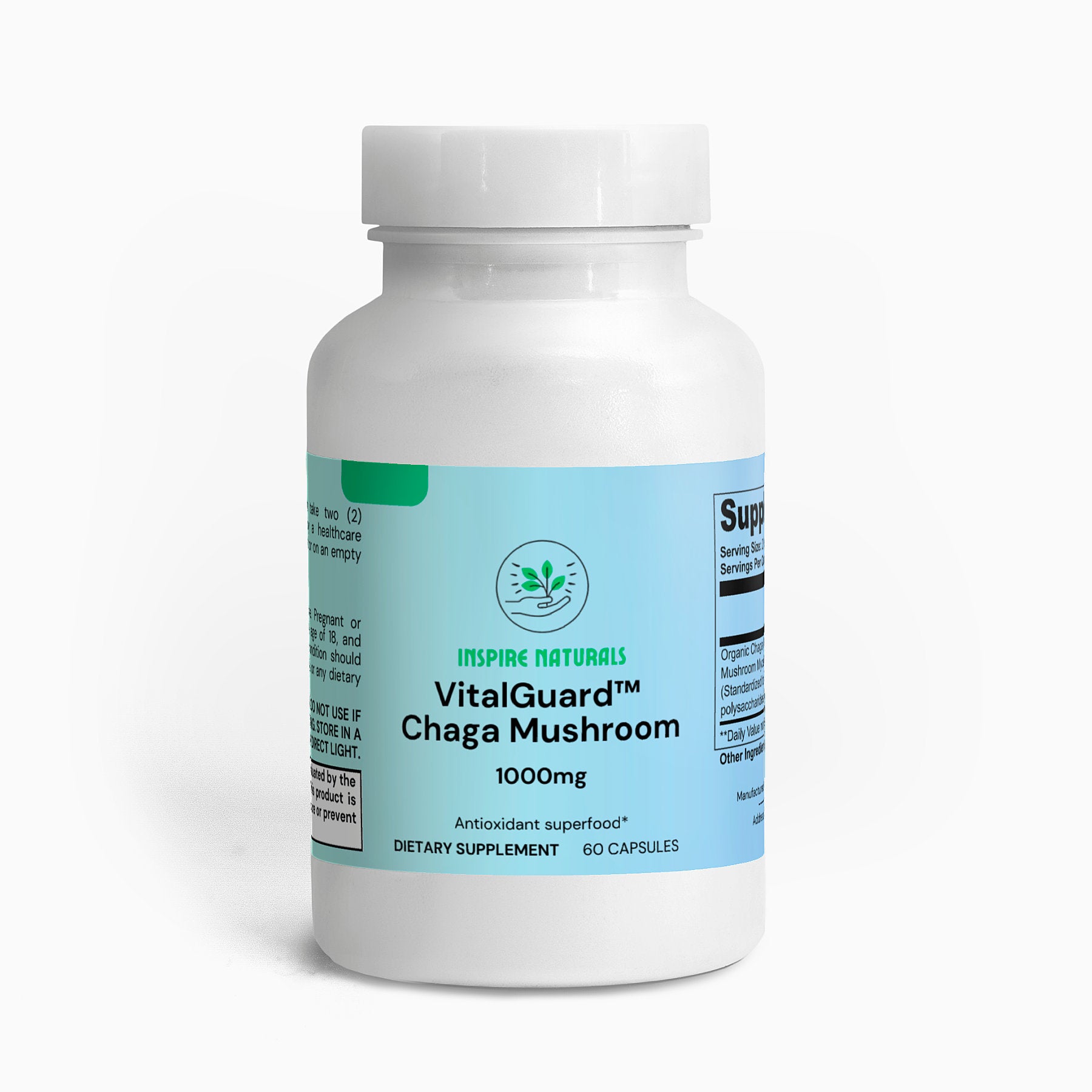 VitalGuard™ Chaga Mushroom by Inspire Naturals