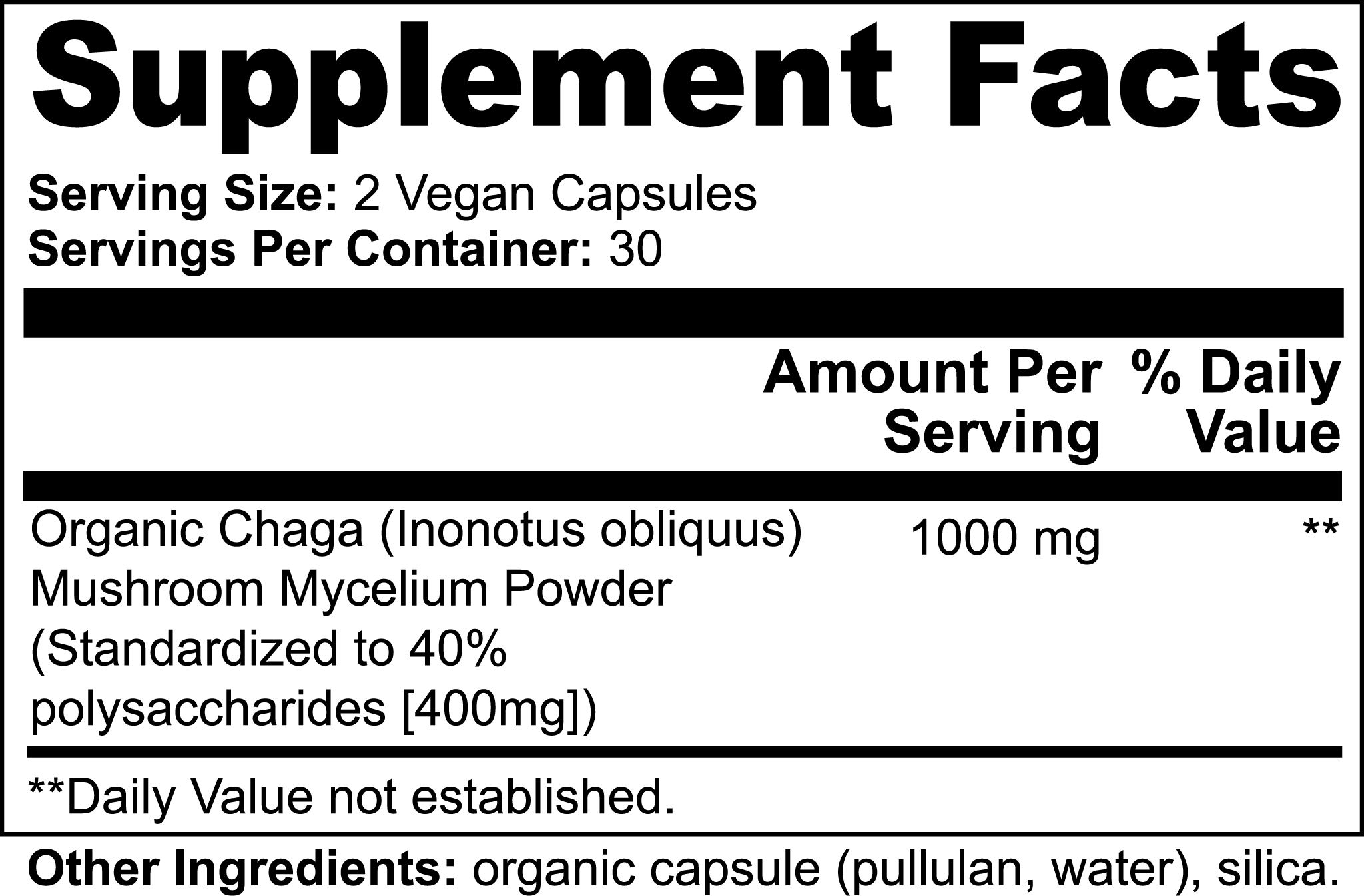 VitalGuard™ Chaga Mushroom by Inspire Naturals